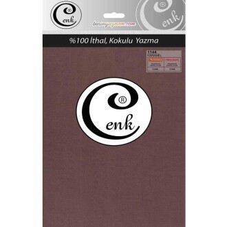 Cenk Poşetli Yazma 100 Cm 1144 Karamel - Cenk
