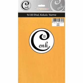 Cenk Poşetli Yazma 100 Cm 450 Sarı - Cenk