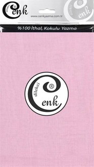 Cenk Poşetli Yazma 100 Cm 694 Pastel Gül - Cenk