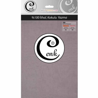 Cenk Poşetli Yazma 100 Cm 769 Sütlü Kakao - Cenk