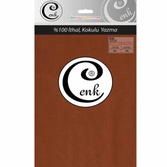 Cenk Poşetli Yazma 100 Cm 938 Tarçın - Cenk
