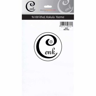 Cenk Poşetli Yazma 100 Cm Beyaz - Cenk