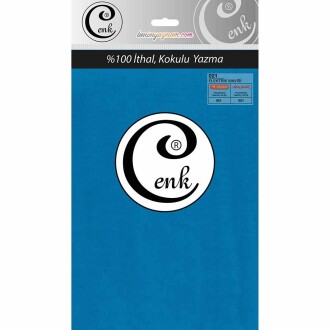 Cenk Poşetli Yazma 90 Cm 021 Elektirik Mavisi - Cenk