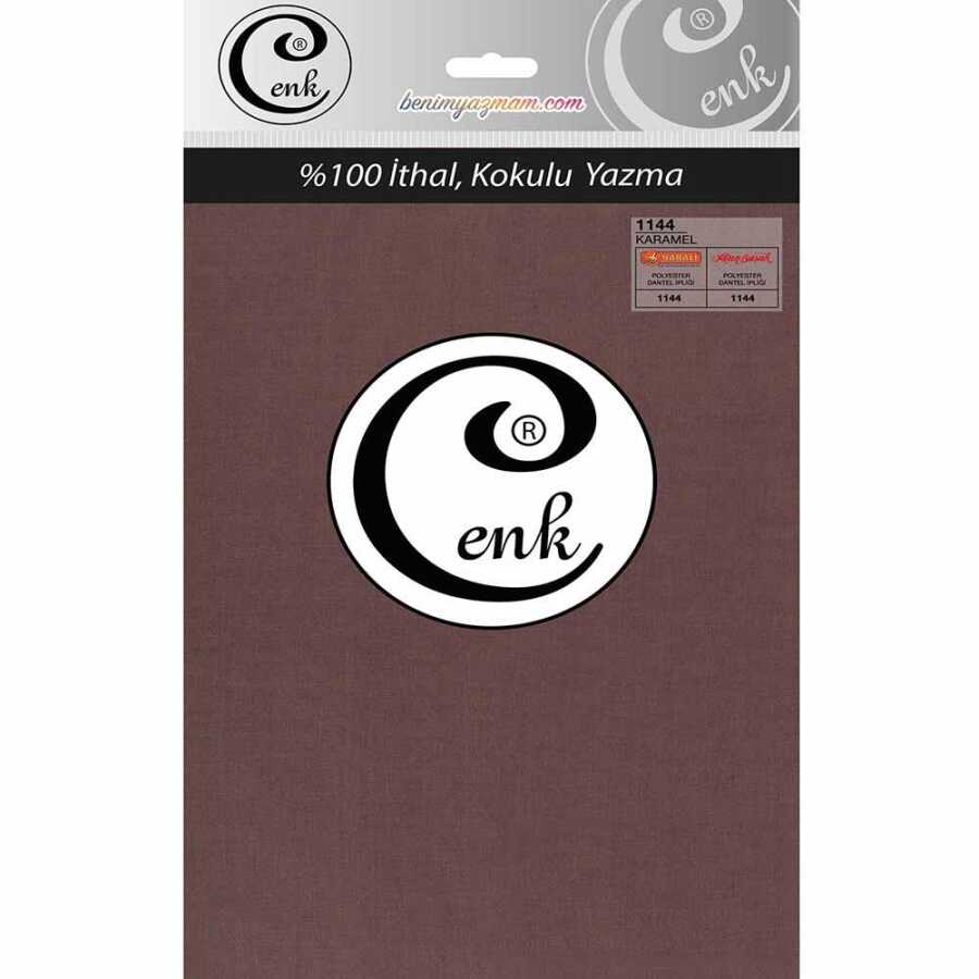 Cenk Poşetli Yazma 90 Cm 1144 Karamel