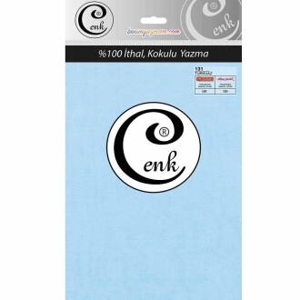 Cenk Poşetli Yazma 90 Cm 131 Turkuaz - Cenk