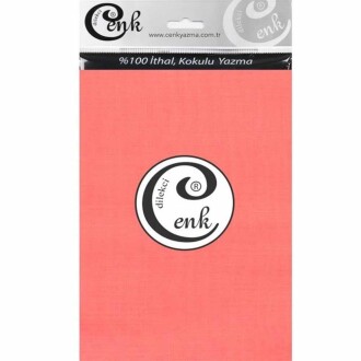 Cenk Poşetli Yazma 90 Cm 145 Nar Çiçeği - Cenk