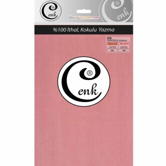 Cenk Poşetli Yazma 90 Cm 329 Yavruağzı Somon - Cenk