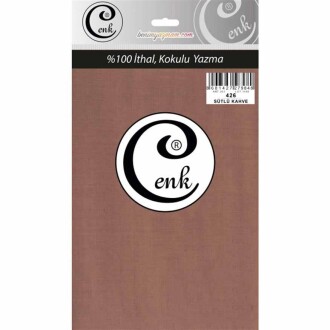 Cenk Poşetli Yazma 90 Cm 426 Sütlü Kahve - Cenk