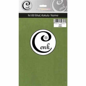 Cenk Poşetli Yazma 90 Cm 434 Yeşil - Cenk