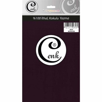 Cenk Poşetli Yazma 90 Cm 623 Mürdüm - Cenk