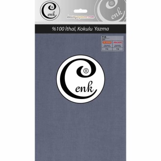 Cenk Poşetli Yazma 90 Cm 715 Gri - Cenk