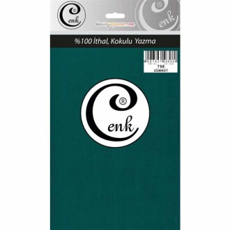 Cenk Poşetli Yazma 90 Cm 758 Zümrüt - Cenk