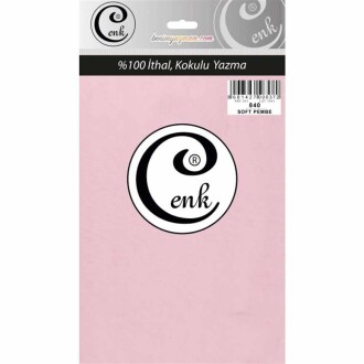 Cenk Poşetli Yazma 90 Cm 840 Soft Pembe - Cenk