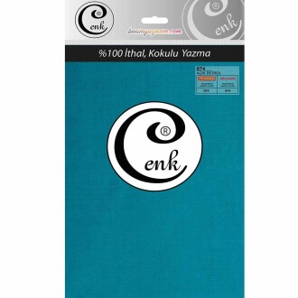 Cenk Poşetli Yazma 90 Cm 874 Açık Petrol - Cenk