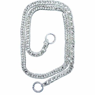 Çift Örgü Modelı Çanta Zinciri Gümüş - Orivyum