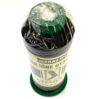 Çizmeli Maraş İpi ( İğne Oyasi İpi ) 100 Gr Siyah - 2