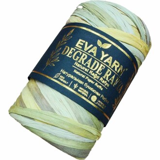 Degrade EvaYarn Yerli Rafya İpi ( 100 Gram ) 01 - Orivyum