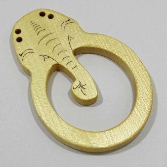 Delikli Figürlü Diş Kaşıyıcı Fil - Orivyum