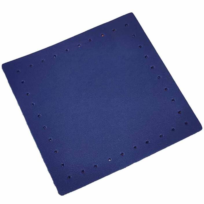 Kare Delikli Deri Çanta Parçası ( 6 Adet ) - 3