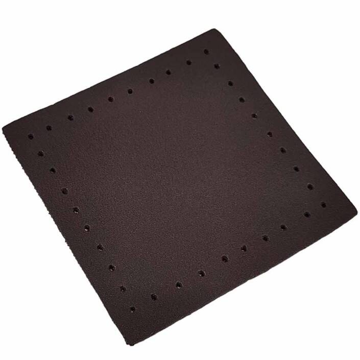 Kare Delikli Deri Çanta Parçası ( 6 Adet ) - 2