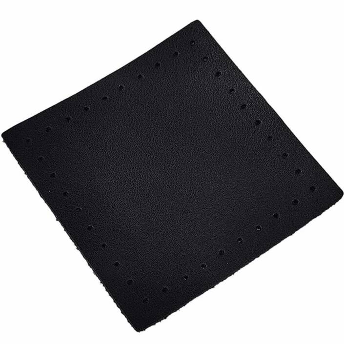 Kare Delikli Deri Çanta Parçası ( 6 Adet ) - 4