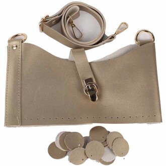 Deri Pullu Deri Çanta Seti - 6