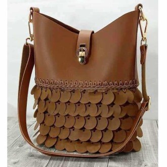 Deri Pullu-1 Deri Çanta Seti - 2