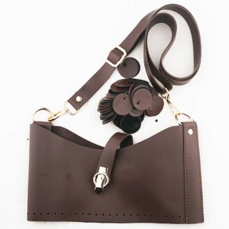 Deri Pullu-1 Deri Çanta Seti - 3