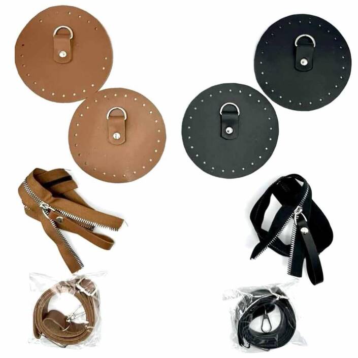 Deri Silindir Çanta Seti - 4