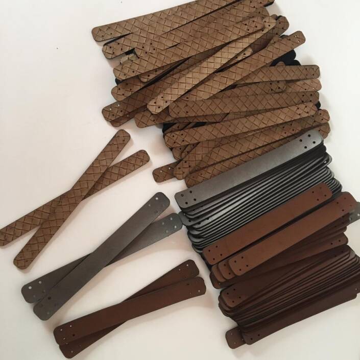 Deri Tepsi ( Sepet ) Sapı 2 Adet - 1