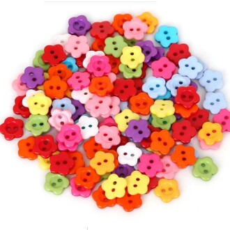 Düğme 12li Mini Papatya - Orivyum