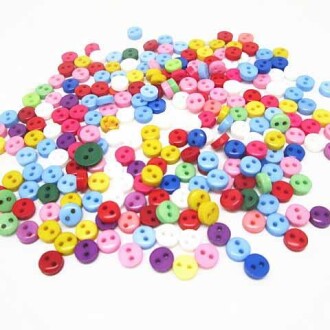 Düğme 15li Mini Sade - Orivyum