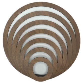 Düş Kapanı Makrome Halkası Yuvarlak Set 9 Boy Kahverengi - Orivyum