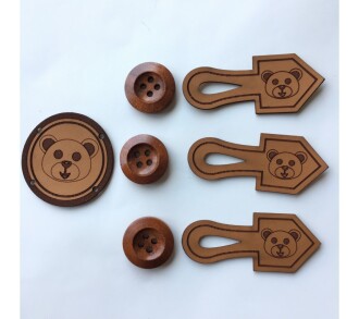 Efe Yelek Düğme Seti Ayıcık - Orivyum