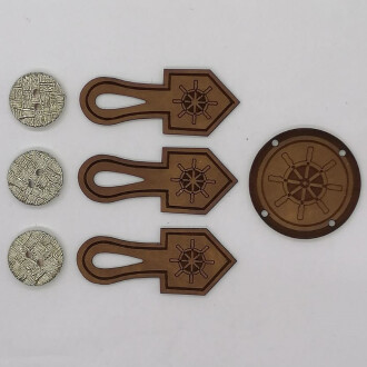 Efe Yelek Düğme Seti Çapa - Orivyum