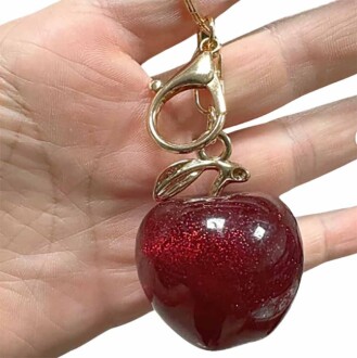 Elma Çanta Charm Anahtarlık Aksesuar - 2