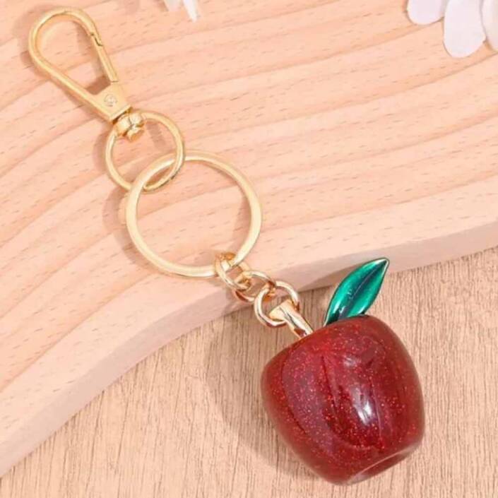 Elma Çanta Charm Anahtarlık Aksesuar - 3