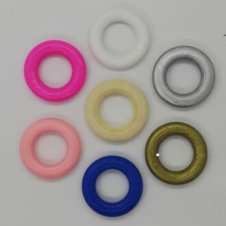 Emzik Zinciri Ahşap Yuvarlak Halka - Orivyum