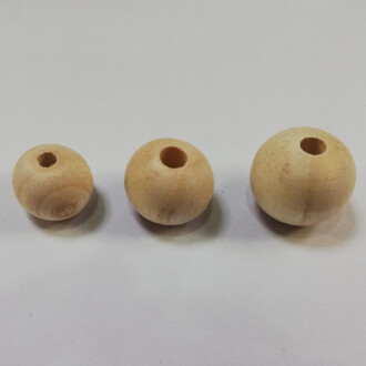 Emzik Zinciri Ara Boncuk Ahşap Top 20 Mm - Orivyum