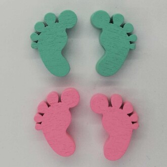 Emzik Zinciri Ara Boncuk Ayak İzi - Orivyum