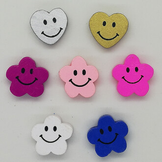 Emzik Zinciri Ara Boncuk Gülen Yüz - Orivyum