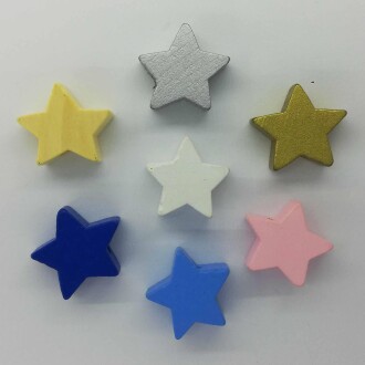 Emzik Zinciri Ara Boncuk Yıldız - Orivyum