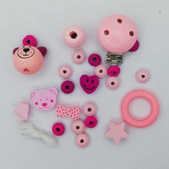 Emzik Zinciri Başlangıç Seti Pembe - Orivyum