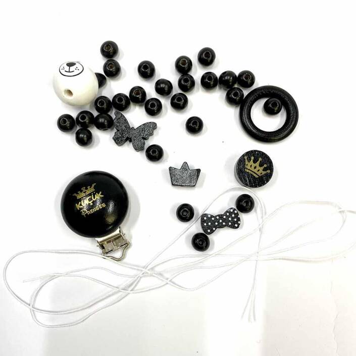 Emzik Zinciri Başlangıç Seti Siyah Kız Model - 1