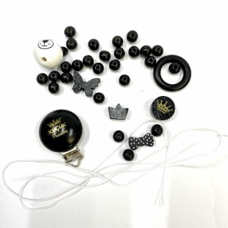 Emzik Zinciri Başlangıç Seti Siyah Kız Model - Orivyum