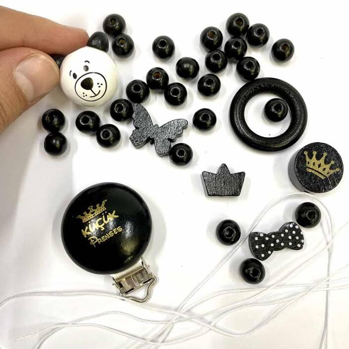 Emzik Zinciri Başlangıç Seti Siyah Kız Model - 2