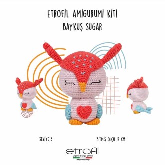 Etrofil Amigurumi Kiti Baykuş Sugar - Etrofil