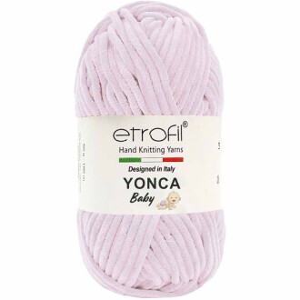Etrofil Yonca Baby Kadife Örgü İpi 70322 Açık Pembe - Etrofil