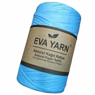 EvaYarn Yerli Rafya İpi ( 150 Gram ) Bebe Mavi - Orivyum