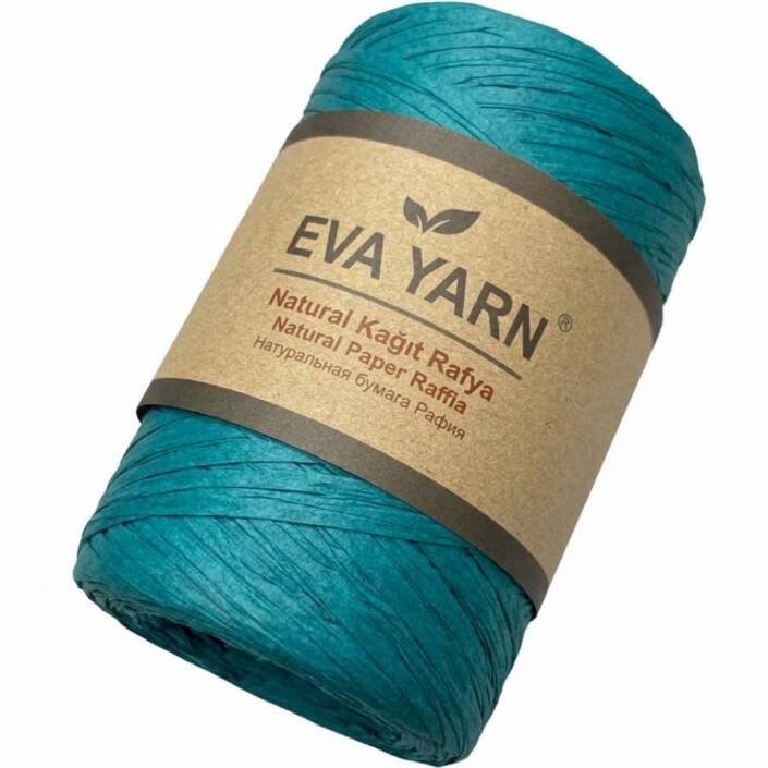 EvaYarn Yerli Rafya İpi ( 150 Gram ) Mint Yeşili - 1